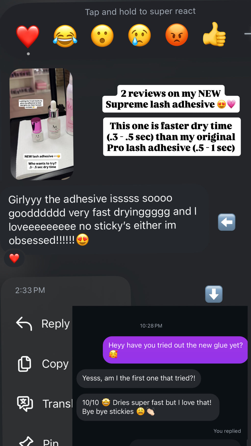 Supreme Lash Adhesive