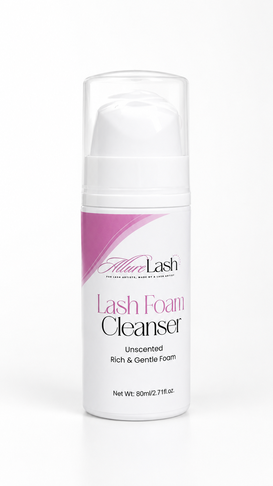 Foam lash shampoo